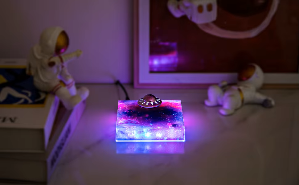 Levitating UFO Galaxy Lamp