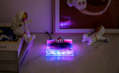 Levitating UFO Galaxy Lamp