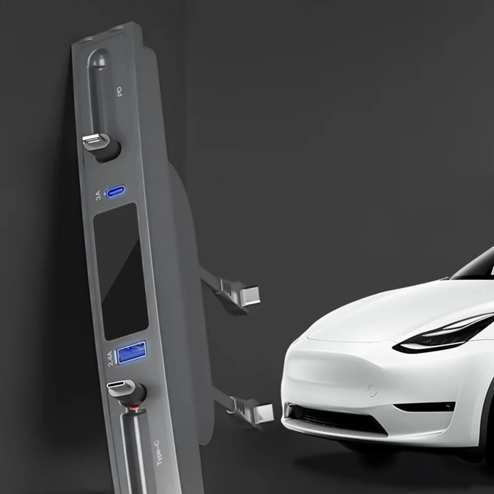 4-in-1 Retractable USB Hub