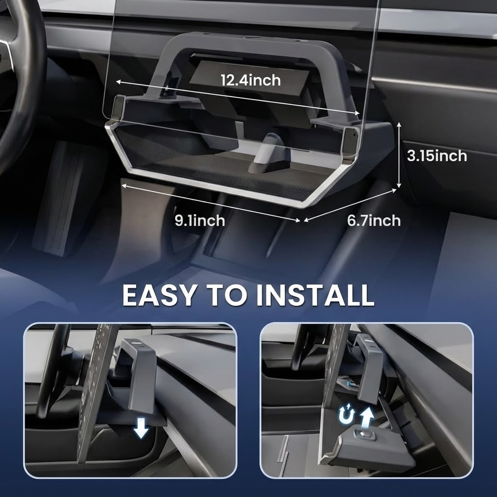 Cyber-Styled Under Display Storage