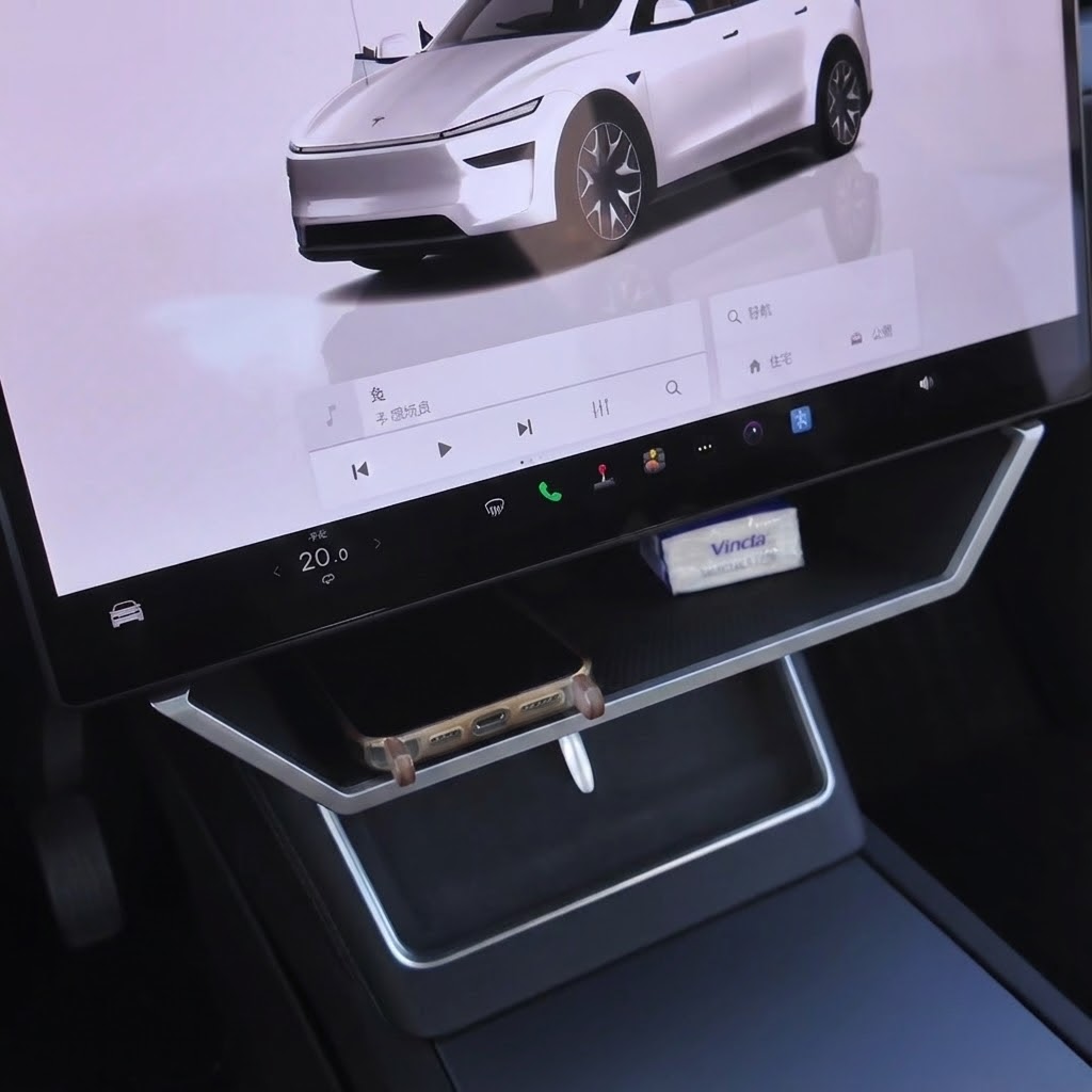 Cyber-Styled Under Display Storage