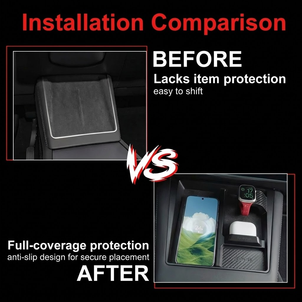 Wireless Charging Stand for Tesla Model Y Juniper, Model 3 Highland