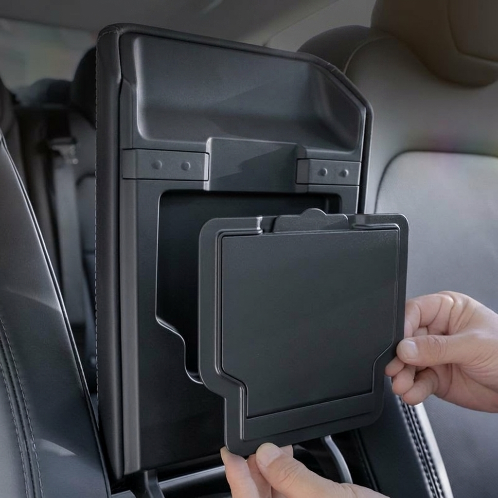 Under-Console Hidden Storage Box