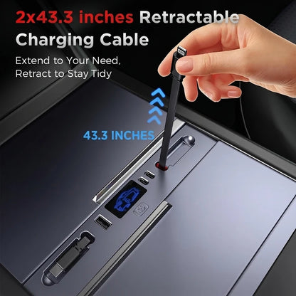 4-in-1 Retractable USB Hub