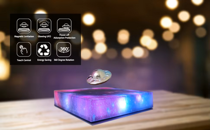 Levitating UFO Galaxy Lamp