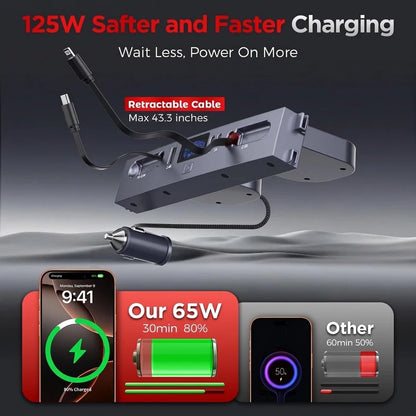4-in-1 Retractable USB Hub