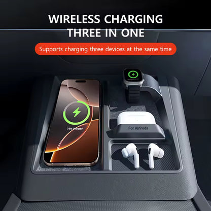 Wireless Charging Stand for Tesla Model Y Juniper, Model 3 Highland