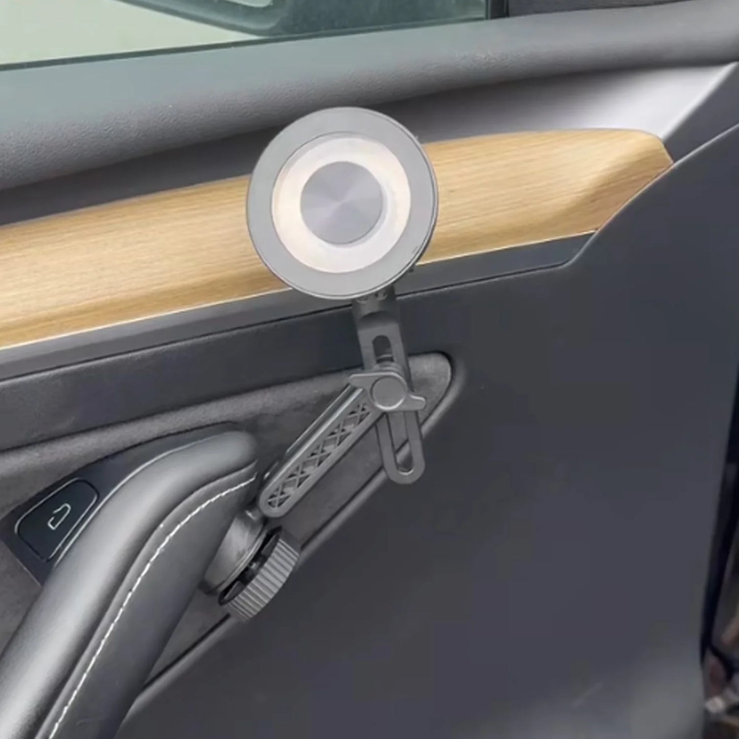 Tesla Door Handle Mobile Phone Holder Metal Mount