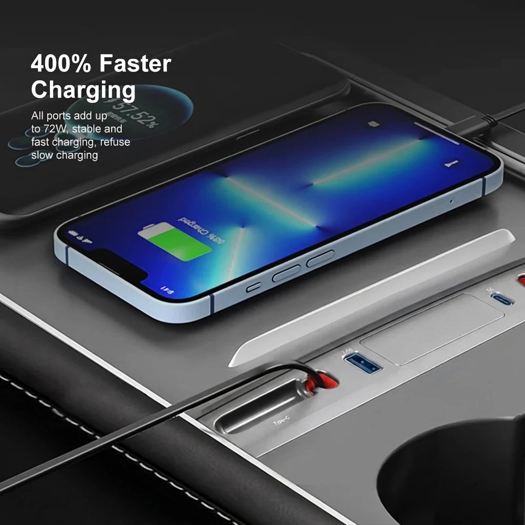 4-in-1 Retractable USB Hub