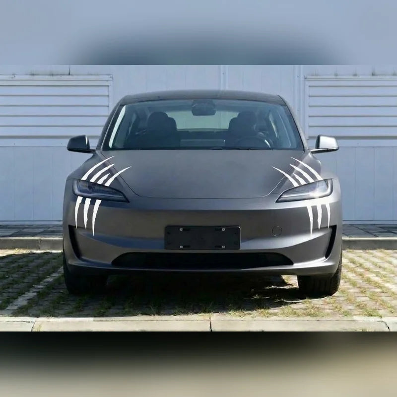 Halloween Claw Scratch Stickers for Tesla