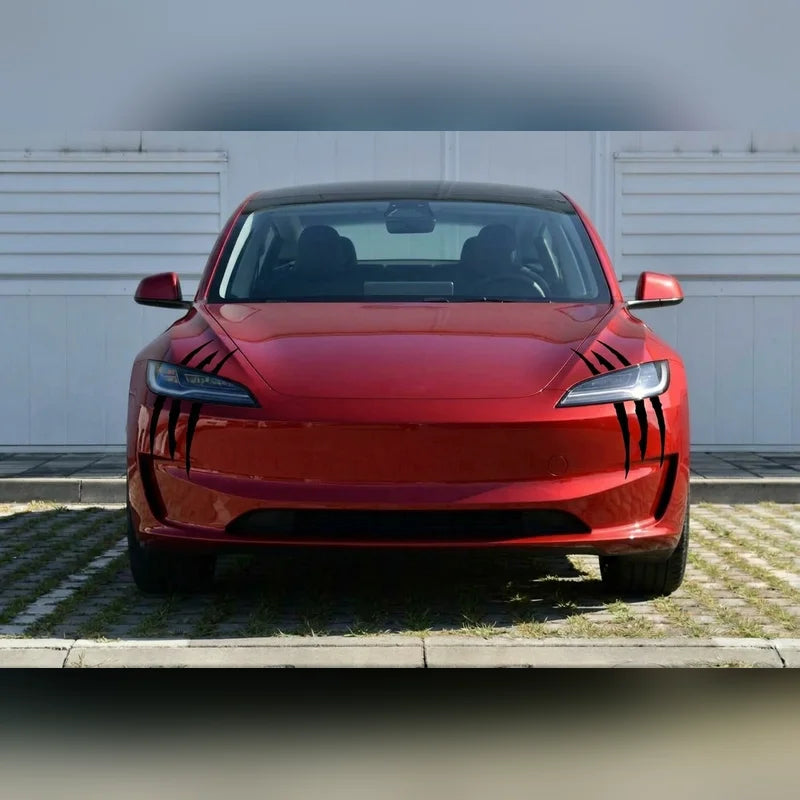 Halloween Claw Scratch Stickers for Tesla
