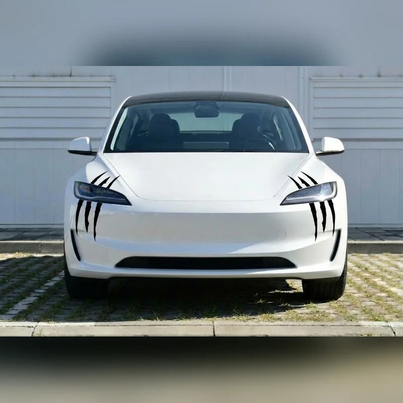 Halloween Claw Scratch Stickers for Tesla