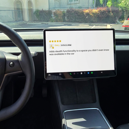 Under-Screen Storage Box for Tesla Model 3 (’17–’24), Model 3 Highland(24+), Model Y (’20–’24), Model Y Juniper (25+)