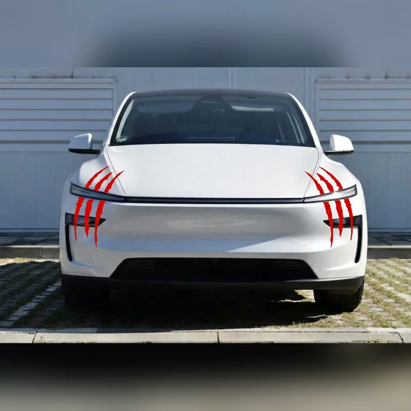 Halloween Claw Scratch Stickers for Tesla