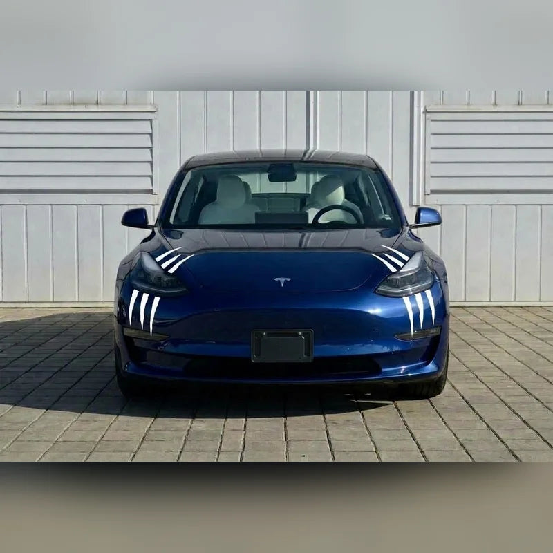 Halloween Claw Scratch Stickers for Tesla