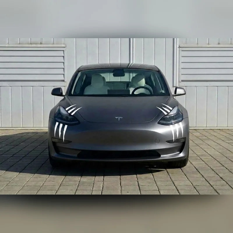 Halloween Claw Scratch Stickers for Tesla