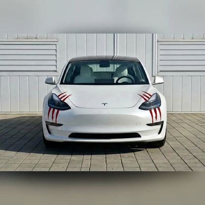 Halloween Claw Scratch Stickers for Tesla