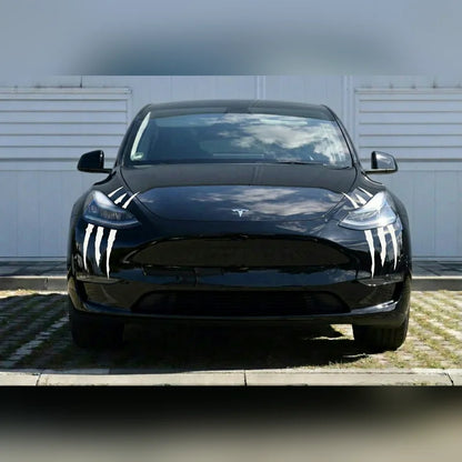 Halloween Claw Scratch Stickers for Tesla