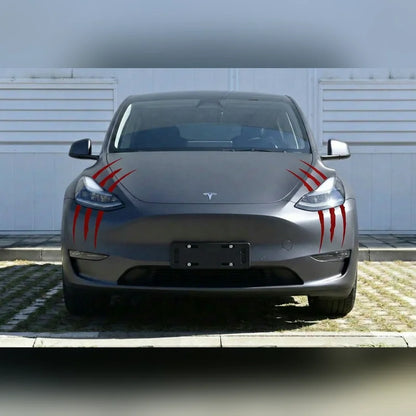 Halloween Claw Scratch Stickers for Tesla