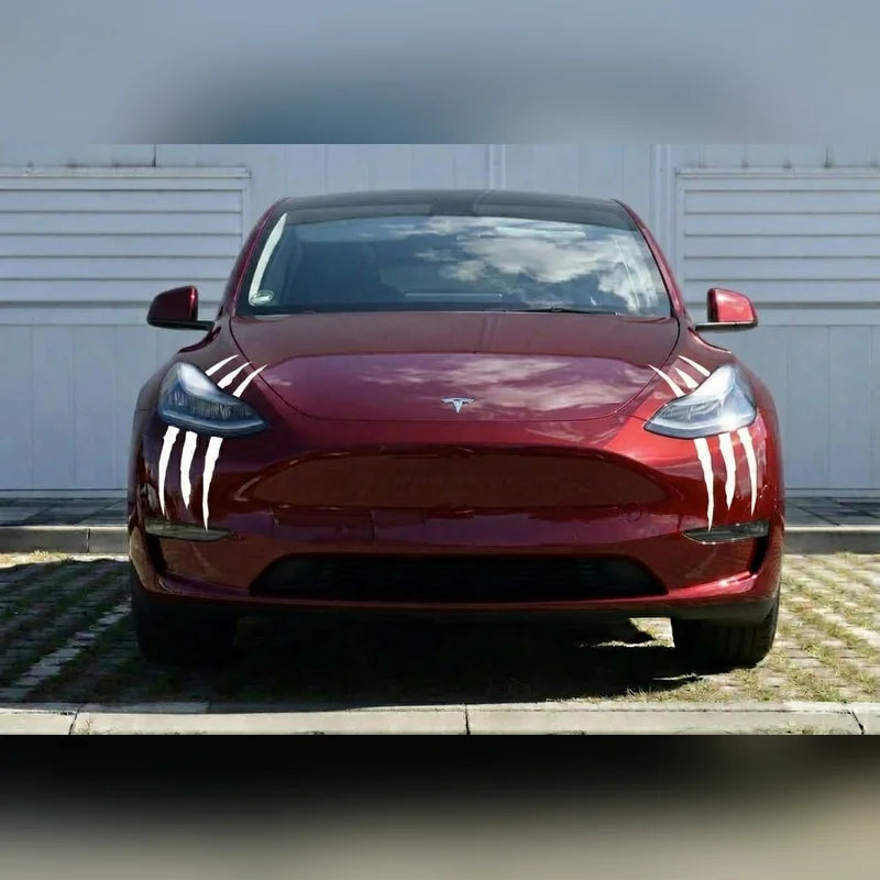 Halloween Claw Scratch Stickers for Tesla