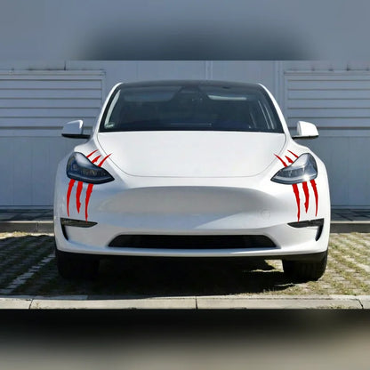 Halloween Claw Scratch Stickers for Tesla