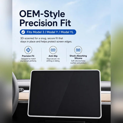 OEM-style precision fit silicone screen cover