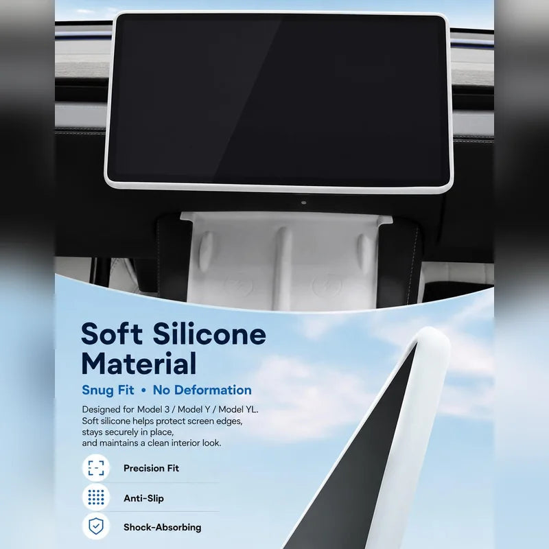 Soft silicone material, snug fit